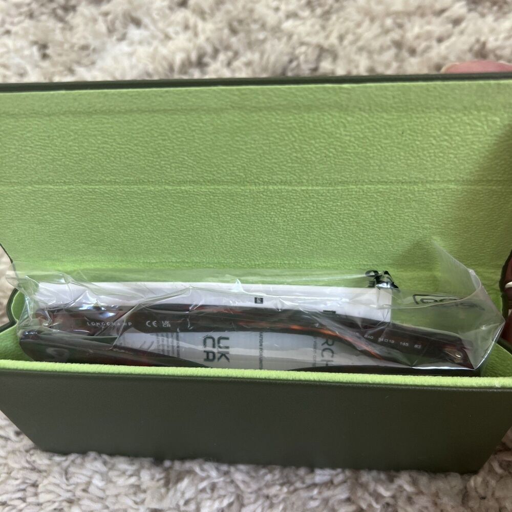 LONGCHAMP LO731S-640 Sunglasses Red HAVANA Authentic New 54-19-145 With Case - Picture 8 of 11